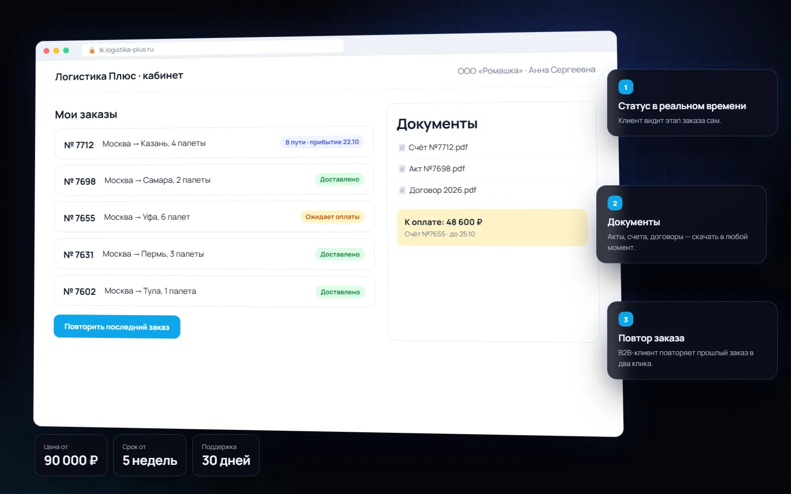 Личный кабинет клиента: обзор
